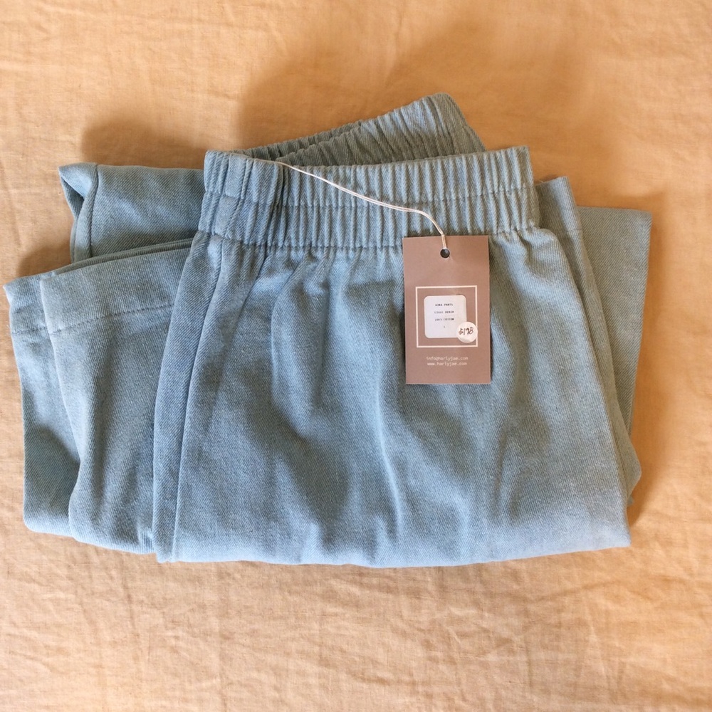 Hardly Jae NWT Aura pant light denim - L